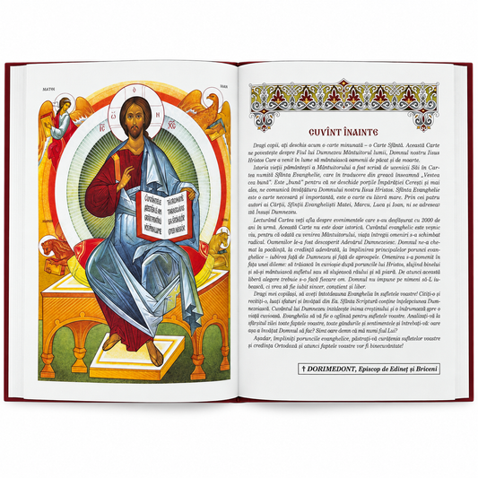 Biblia pentru Copii – Carte Ortodoxa Ilustrata cu Icoane si Invataturi Crestine, 20x26 cm