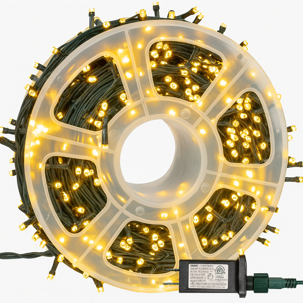 Instalatie Rola Multicolor 100m, 1000 led, Rezistenta la precipitatii IP44