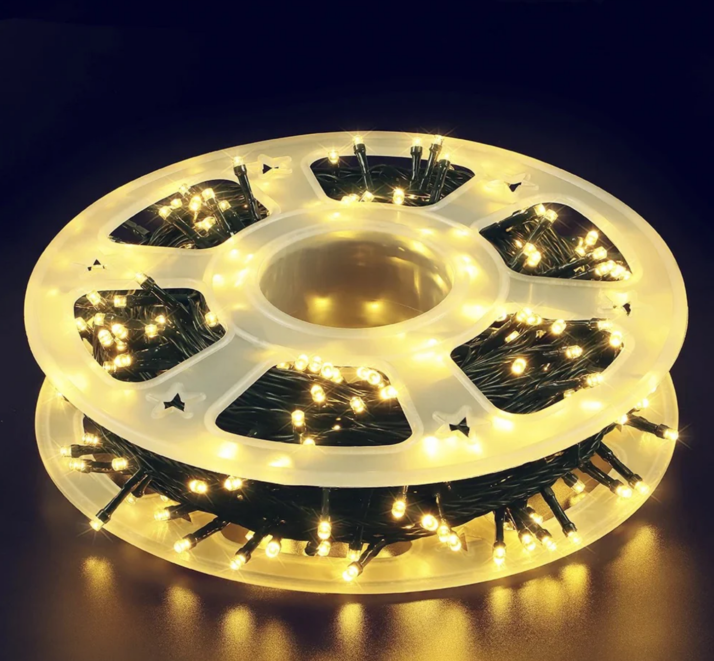 Instalatie Rola Alb Cald 50m, 500 led, Rezistenta la precipitatii IP44