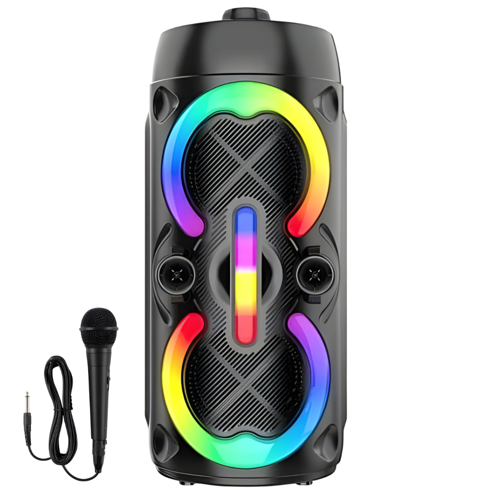 Boxa Portabila Bluetooth cu Microfon, Radio, Redare Stick/Card, Acumulator 1800mAh