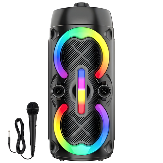 Boxa Portabila Bluetooth cu Microfon, Radio, Redare Stick/Card, Acumulator 1800mAh