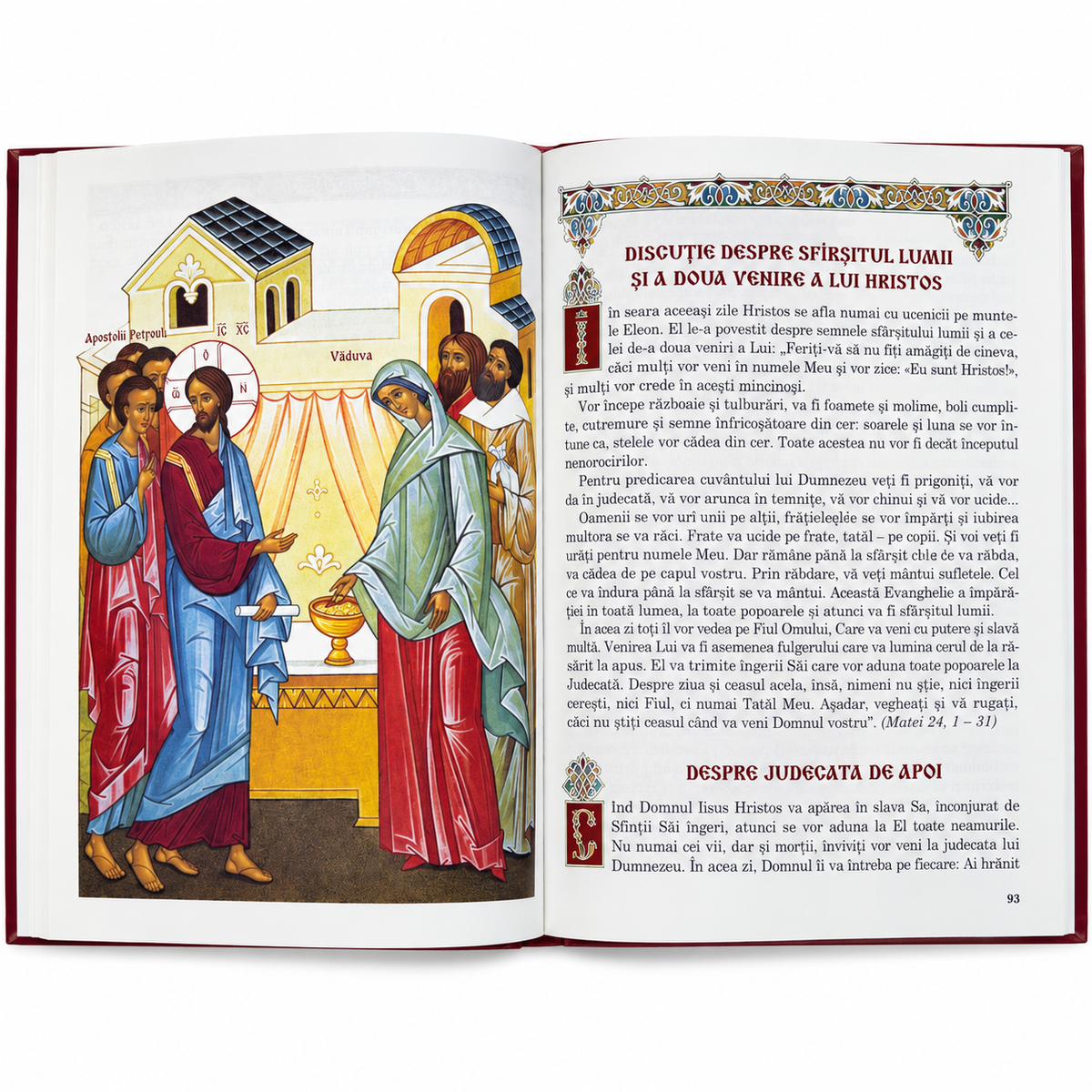 Biblia pentru Copii – Carte Ortodoxa Ilustrata cu Icoane si Invataturi Crestine, 20x26 cm