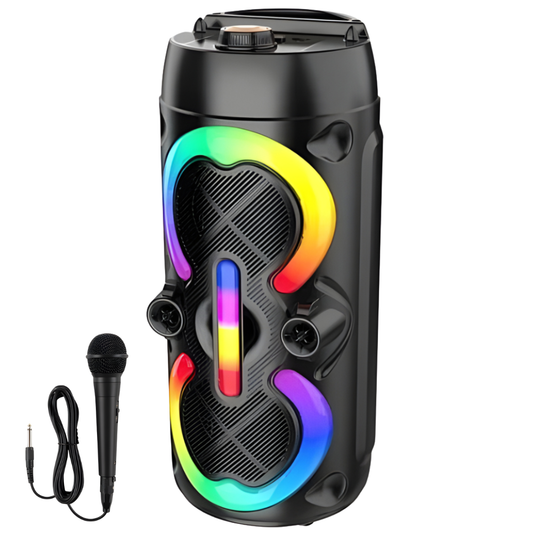 Boxa Portabila Bluetooth cu Microfon, Radio, Redare Stick/Card, Acumulator 1800mAh