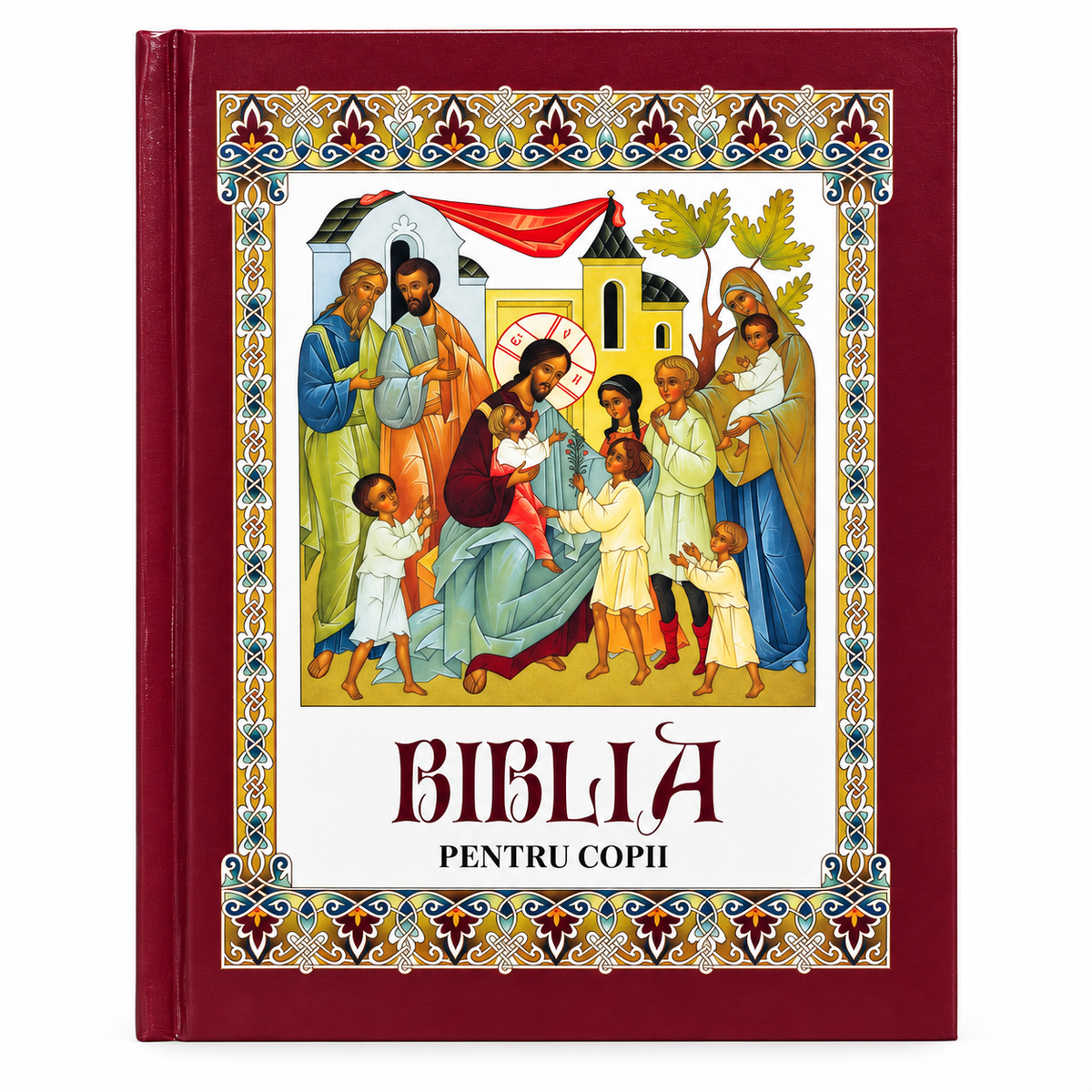 Biblia pentru Copii – Carte Ortodoxa Ilustrata cu Icoane si Invataturi Crestine, 20x26 cm