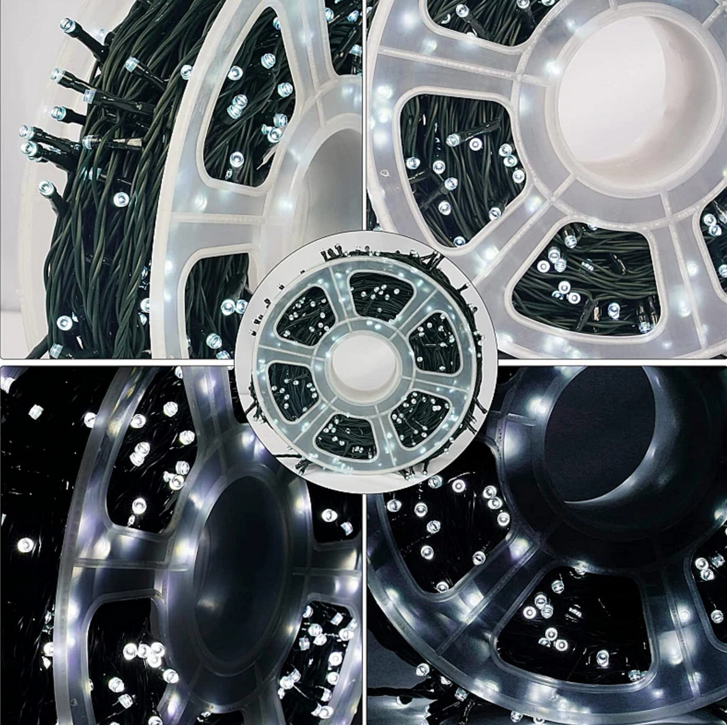 Instalatie Rola Alb Rece 100m, 1000 led, Rezistenta la precipitatii IP44