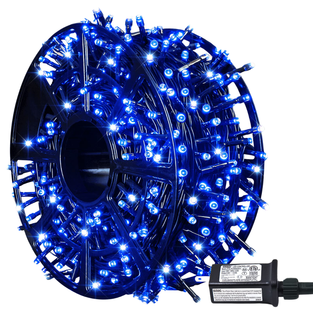 Instalatie Rola Alb Cald 100m, 1000 led, Rezistenta la precipitatii IP44