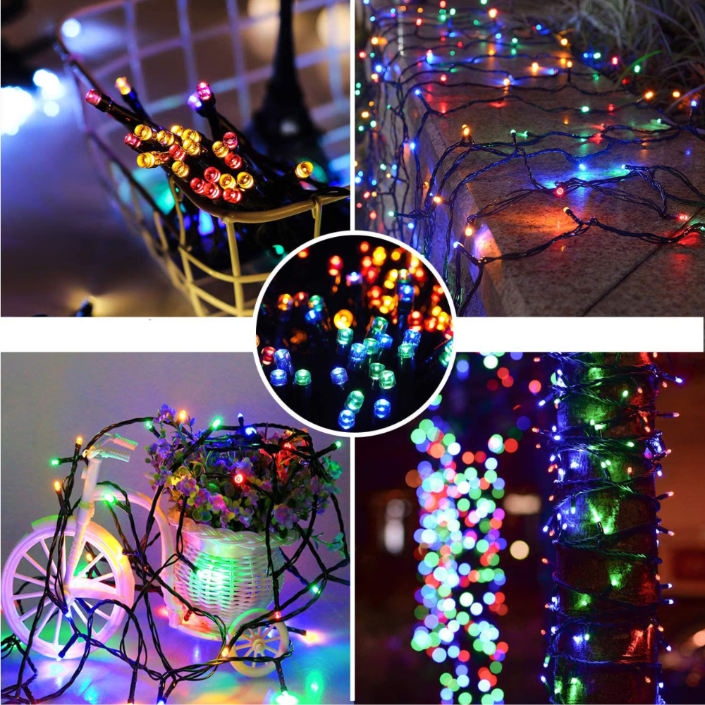 Instalatie Rola Multicolor 100m, 1000 led, Rezistenta la precipitatii IP44