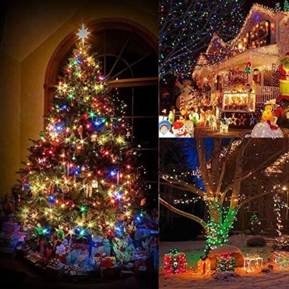 Instalatie Rola Multicolor 100m, 1000 led, Rezistenta la precipitatii IP44